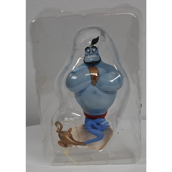Disney Enesco Aladdin Christmas Ornament Holiday Wishes Genie In Magic Lamp - Picture 7 of 7